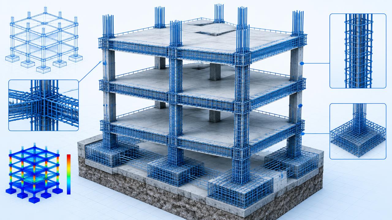 STAAD.Pro — Reinforced Concrete Analysis & Design